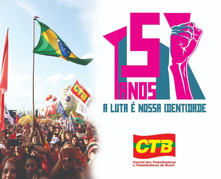 CTB comemora 15 anos com festa e ato político no RJ