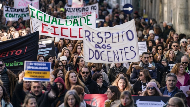 Sinpro Campinas se solidariza com a greve nacional dos professores em Portugal