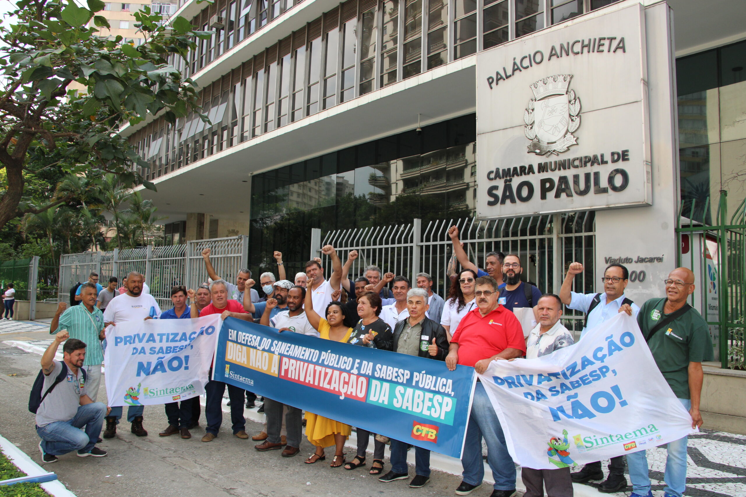 Liderada por sindicato, luta contra a privatização da Sabesp avança em SP