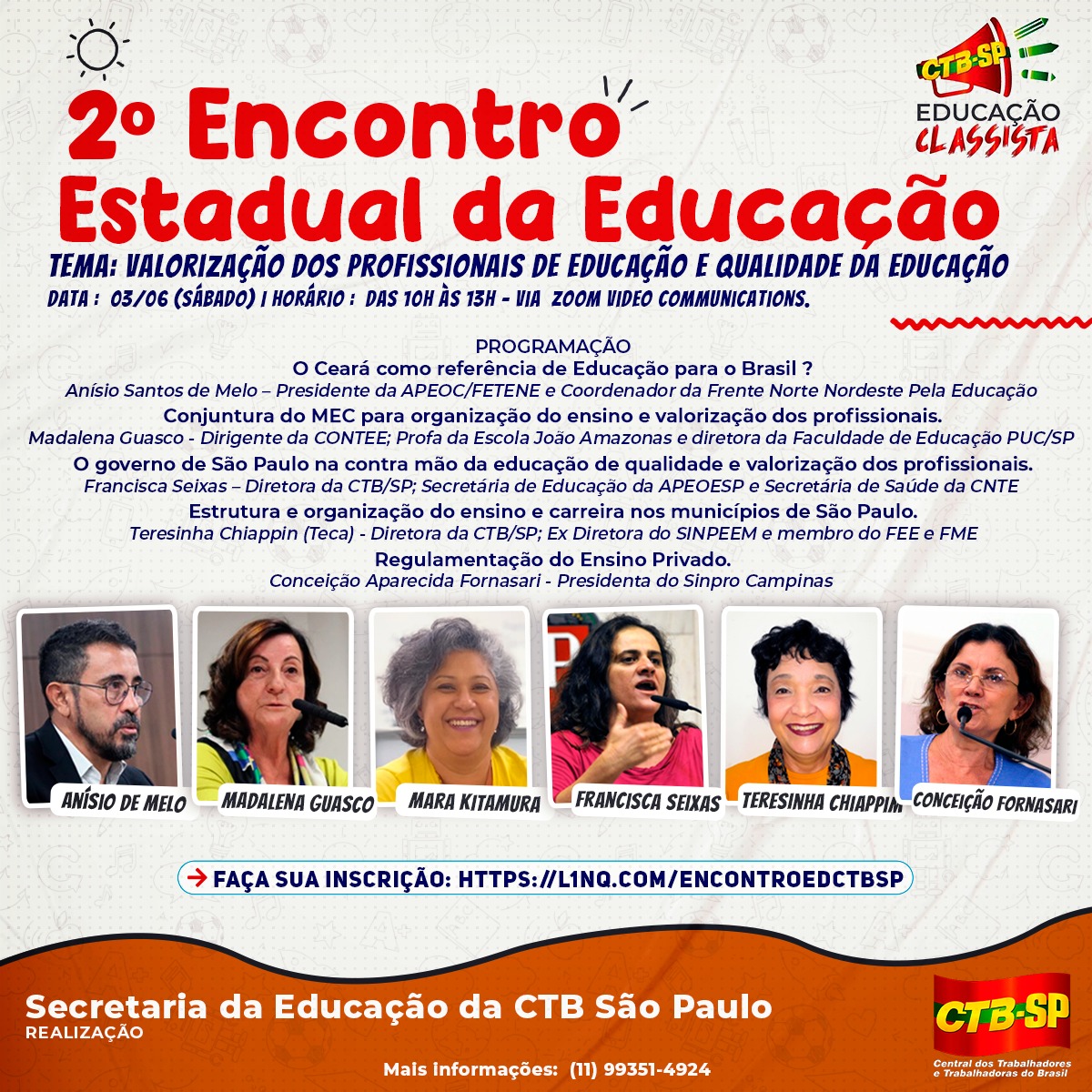 II Encontro Estadual da Educação: Presidente do Sinpro Campinas defende a regulamentação do Ensino Privado