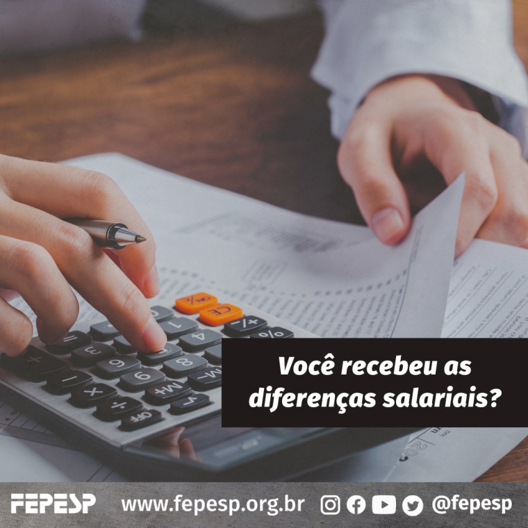 Você recebeu as diferenças salariais do Ensino Superior?