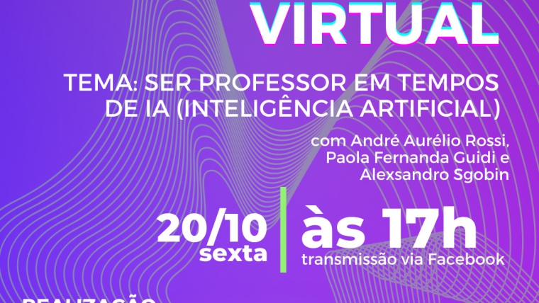 Bate-papo sobre inteligência virtual será transmitido na próxima sexta (20)