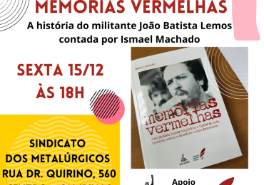 Biografia do militante João Batista Lemos será lançada nesta sexta em Campinas