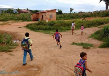 Escolas sem água potável estão concentradas nas áreas rurais do país