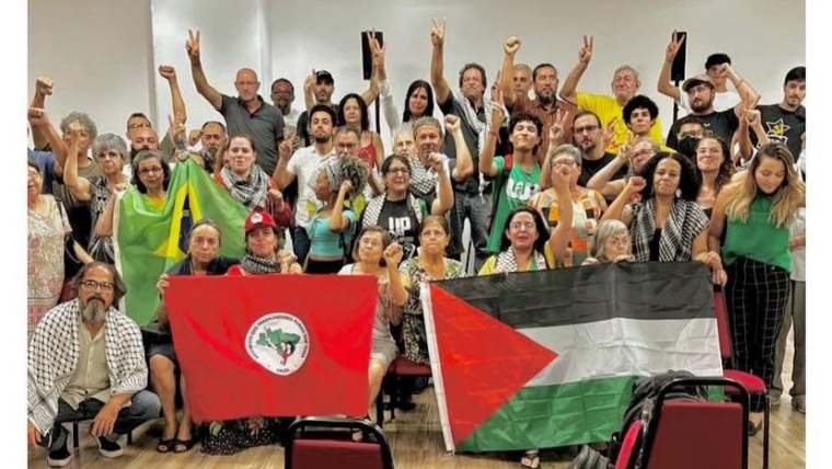 Sinpro Campinas e Região participa de manifesto em defesa do povo palestino