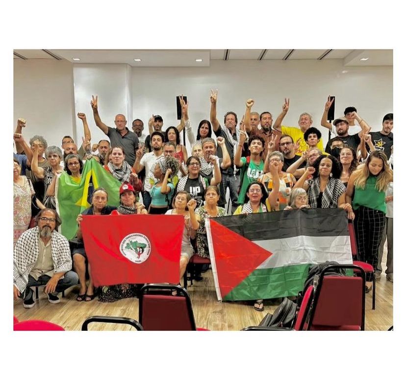 Sinpro Campinas e Região participa de manifesto em defesa do povo palestino