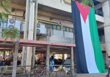 Estudantes da Unicamp montam acampamento em apoio à Palestina