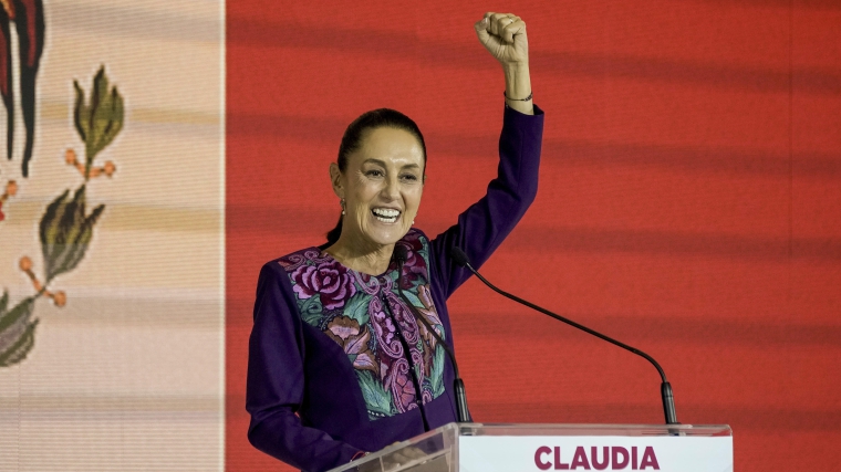 Claudia Sheinbaum é eleita primeira mulher presidente do México