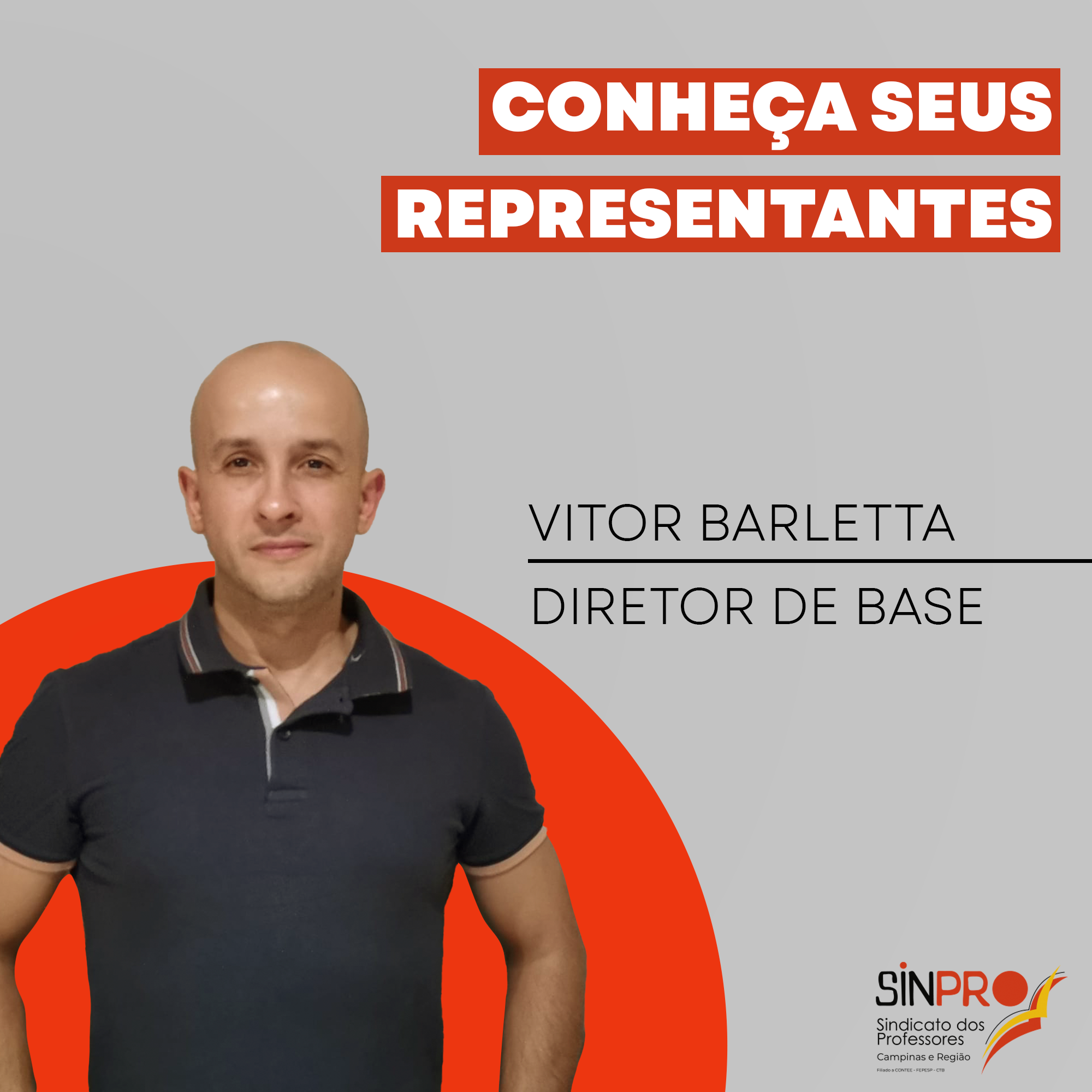 Conheça seus representantes: Vitor Barletta