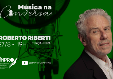 Roberto Riberti é o entrevistado do “Música na Conversa” nesta terça (27/8)