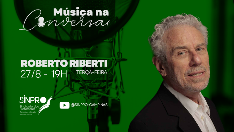 Roberto Riberti é o entrevistado do “Música na Conversa” nesta terça (27/8)