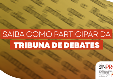 Eleições 2024: Última semana para indicar seu candidato à Tribuna de Debates do Sinpro Campinas