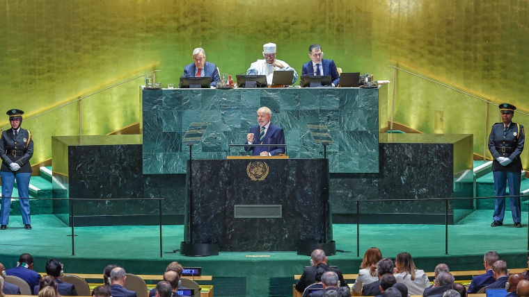 Em discurso na ONU, Lula faz forte discurso em defesa do meio ambiente