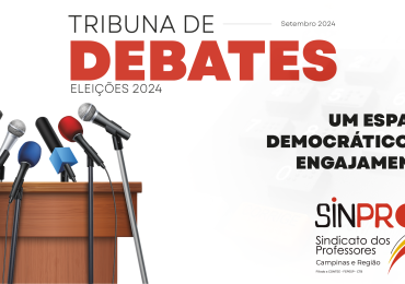 Eleições 2024: Professores indicam seus candidatos na “Tribuna de Debates” do Sinpro