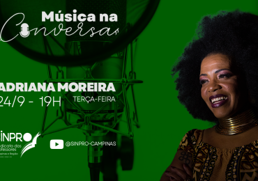 Adriana Moreira é a entrevistada do “Música na Conversa” nesta terça (24/9)