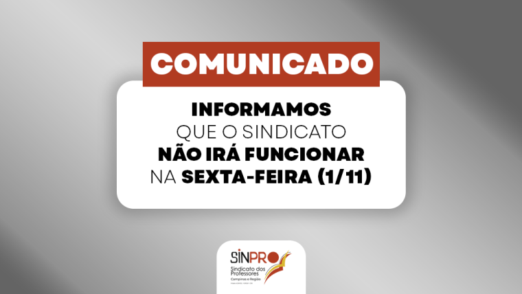 Comunicado importante