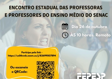 Sinpro Campinas convoca professores do Ensino Médio do SENAC para discutir Campanha Salarial de 2025