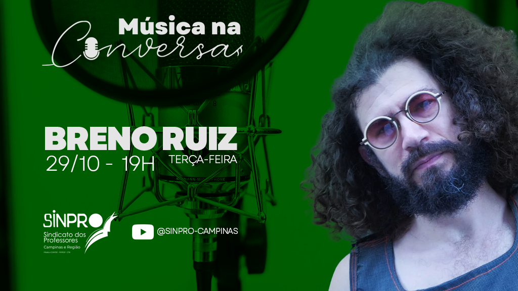 Breno Ruiz será o entrevistado do próximo “Música na Conversa”