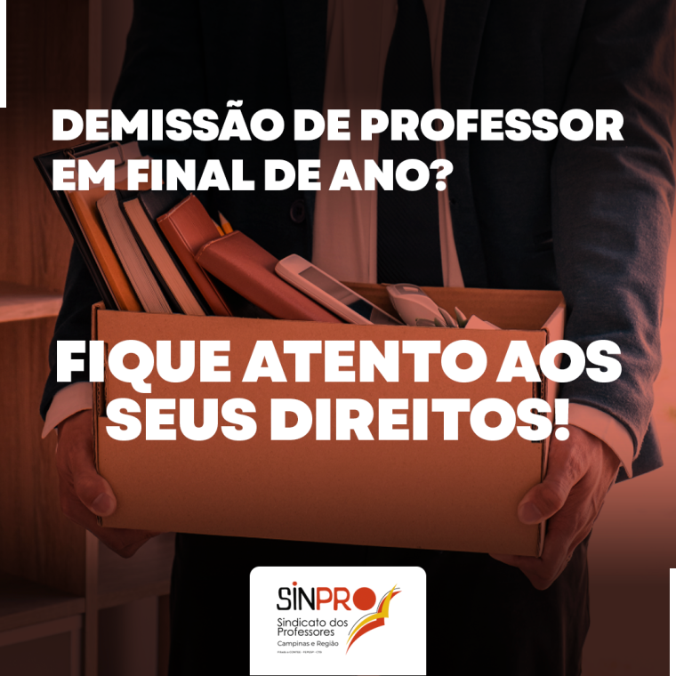 Demissão de professor no fim de ano? Conheça os seus direitos!