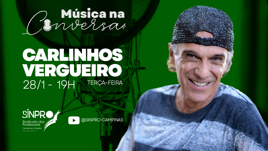 Carlinhos Vergueiro é o primeiro convidado do “Música na Conversa” em 2025