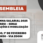 Última chamada: Assembleia do Sesi e Senai será neste sábado (1º)